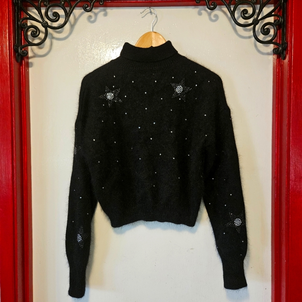 TKSTYLE Star Turtle Neck Sweater